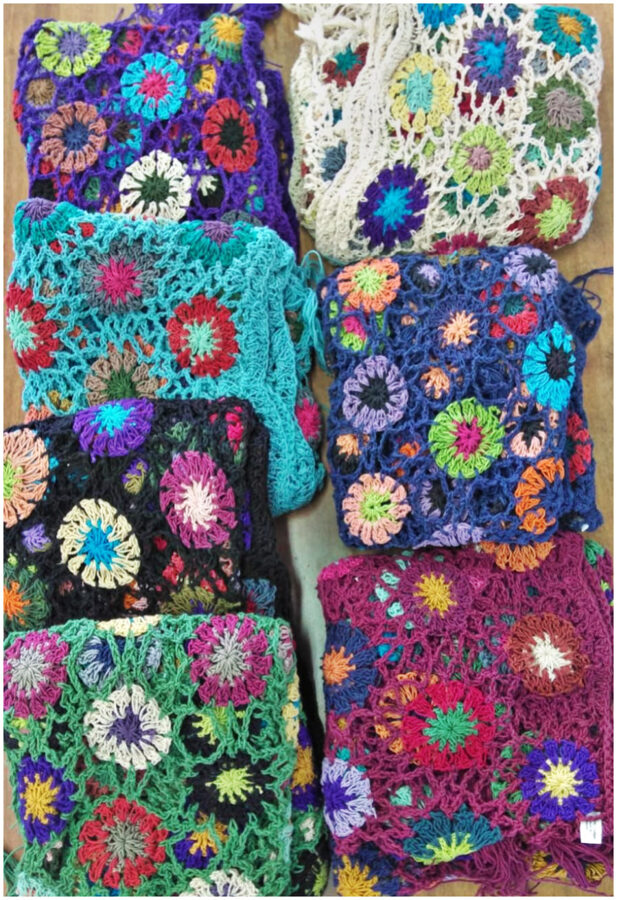 Chal Crochet ( varios colores)
